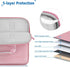 Hseok Elastic Laptop Case, 12.9-13 inch Sleeve Handbag with Small Case for MacBook Air/Pro, iPad Pro, XPS13 - P02K01