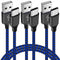 3-Pack 6ft USB C Cable for Kindle E-readers, Fire Tablets (HD 10 9th 10th 11th Gen, HD 8, 8 Plus 2020 2022)