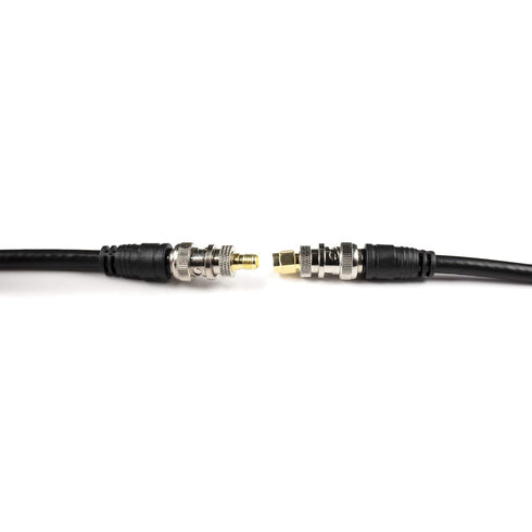 Gold SMA Female to BNC Male Adapter, 4 Pack Coupler, Male to Female Coaxial Connector for RF, SDI, HD-SDI