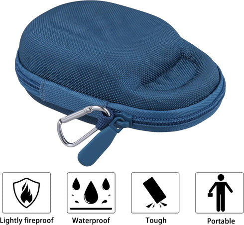 co2CREA Hard Carrying Case for JBL Clip 5 Waterproof Portable Wireless Mini Bluetooth Speaker (Blue)