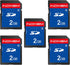 Sinobright INDMEM 5 Pack SD Card 2GB Class 4 Flash Memory Card 2G