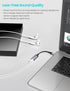 USB C to Lightning Audio Adapter for Apple iPad Pro 10, iPhone 16 15 Pro Max, MFi Certified Converter Grey