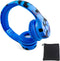 Toddler Wireless Headphones, Kids Camo Bluetooth Headphones, 15 Hours Playtime, Foldable with Built-in Mic, Blue Camo
