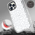 MOSNOVO iPhone 13 Pro Case, Clear TPU Bumper with Buffertech 6.6ft Military-Grade Drop Protection, White Leopard Print