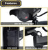 F FINDERS&CO Solar Powered Fake Security Camera, Bullet Dummy Surveillance System with Flashing Lights