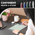 5 Pieces Stylus Pen for Touchscreen Devices, Multi-Function Capacitive Pen with LED Flashlight and Ballpoint