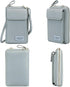 Women Crossbody Cell Phone Bag, Small Leather Travel Wallet Case with RFID Card Slots for iPhone and Samsung