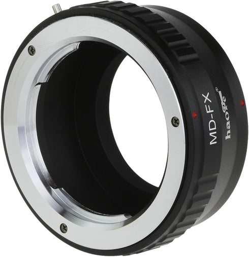 Haoge Lens Mount Adapter for Minolta Rokkor MD MC mount Lens to Fujifilm X FX mount Camera such as X-A5 X-A10 X-A20 X-E1 X-E2 X-E2s X-E3 X-H1 X-M1 X-Pro1 X-Pro2 X-T1 X-T2 X-T3 X-T10 X-T20 X-T30 X-T100
