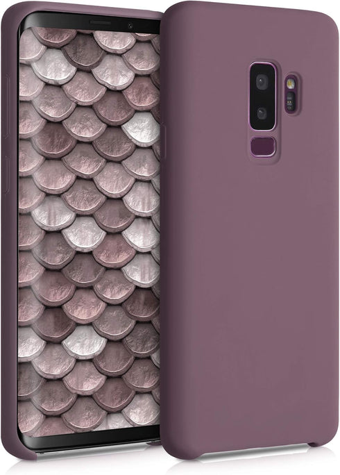 kwmobile TPU Silicone Case Compatible with Samsung Galaxy S9 Plus - Soft Finish Phone Cover in Grape Purple
