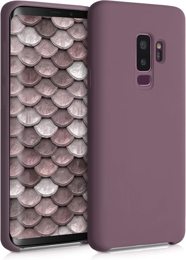 kwmobile TPU Silicone Case Compatible with Samsung Galaxy S9 Plus - Soft Finish Phone Cover in Grape Purple