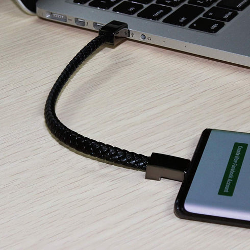 SEANADO Leather Bracelet Charger USB Charging Cable, Portable Travel Charger for iPhone 11, Android, Samsung