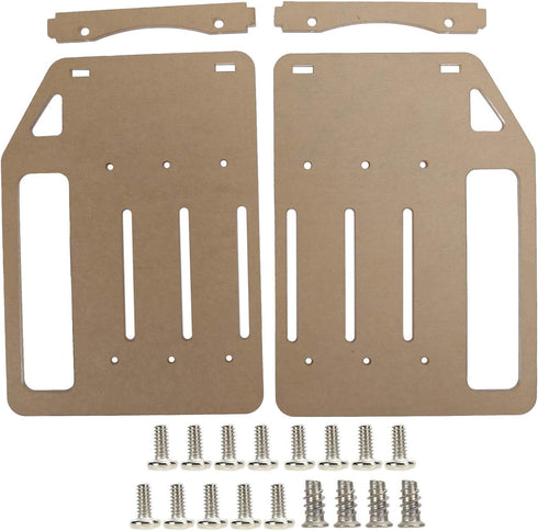 3 Layer 3.5in Hard Disk Drive Rack, Transparent DIY HDD Cage Tray Holder, 2Pcs Acrylic Plate