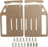 3 Layer 3.5in Hard Disk Drive Rack, Transparent DIY HDD Cage Tray Holder, 2Pcs Acrylic Plate