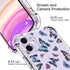 iPhone 11 Case with Screen Protector - Stylish Elegant Floral Design on Soft Clear TPU - Slim Fit Protective Phone Cover