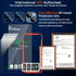 Ferilinso 3 Pack Screen Protector for iPhone 14 / iPhone 13 with 2 Pack Tempered Glass Camera Lens Protector, Phone