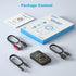 ZIOCOM 2-in-1 Bluetooth Transmitter for TV PC, Bluetooth Receiver for Car Speaker, Wireless 3.5mm Aux Adapter with