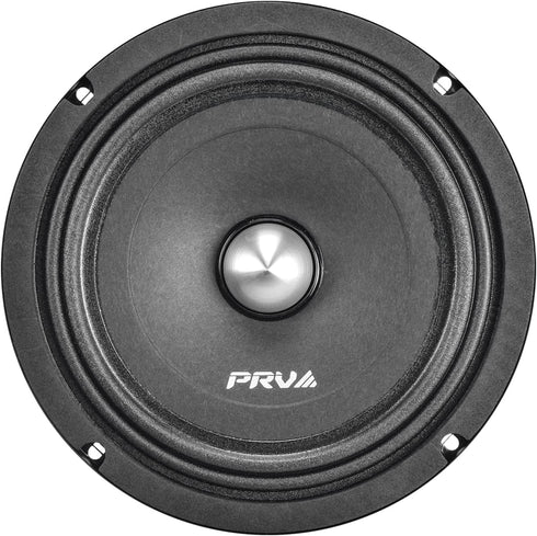 PRV AUDIO 8MR400B-4 8 Inch Slim Shallow Midrange Buller Speaker, 4 Ohm, 400 Watts Program Power, 200 Watts RMS, Compact