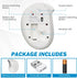 Wireless Vertical Ergonomic Mouse, Multi-Device with Bluetooth + 2.4G Connection, 4 Adjustable DPI for PC, Laptop,