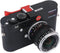 Haoge THB-M24R Metal Hot Shoe Thumb Up Rest Hand Grip for Leica M Typ240, M262, M-D, Red