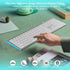 Wired Keyboard for Mac, Full Size with 20 Multimedia Shortcut Keys, USB A/USB C Compatible for Apple Mac Pro/Mini,