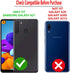 STARSHOP Phone Case for Samsung Galaxy A21 - Military Grade Shockproof Protective Dual Layer Cover with Screen Protector