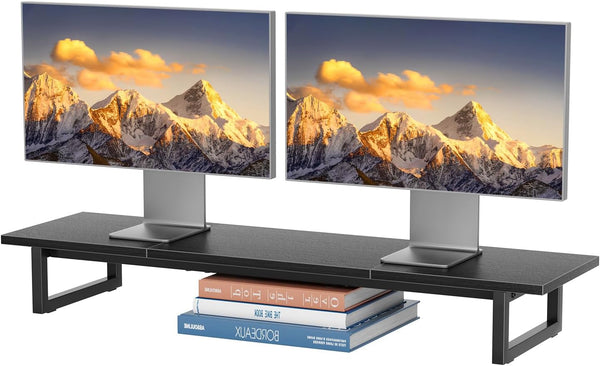 Simple Trending Desk Organizers and Accessories, Dual Monitor Stand Riser, Desk Shelf
