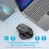 E-YOOSO Large Bluetooth Wireless Mouse, 3 Modes Bluetooth 5.0&3.0, 5-Level 4800 DPI, 6 Button Ergo Mouse for Laptop,