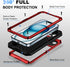 Beasyjoy 15 15 6.1", for iPhone Case Waterproof, Metal Heavy Duty Full Body Protective Case with Built-in Screen