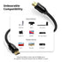 Pacroban eARC HDMI Cable 10FT – Premium Certified Ultra High Speed HDMI 2.1 Cord for Soundbars, 48Gbps