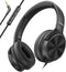 Cowyawn Over Ear Headphones Wired, 3.5mm Foldable Wired Headphones with Microphone, Volume