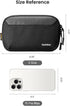 tomtoc Travel Cable Organizer Pouch, Portable Waterproof Electronics Accessories Carry Case for Charger, Cables, USB
