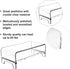 5.7 Inch AMT Acrylic Monitor Stand and Laptop Riser with Keyboard Cover, Clear Desktop Shelf for Office and Home
