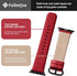 Fullmosa Leather Bands Compatible with Apple Watch, 41mm 40mm 38mm 42mm, Top Grain Genuine Leather Strap