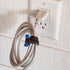 BLUE & BLACK "Azure" Bongo Ties - 10 Pack Professional Cable Ties Made of Natural Rubber and Bamboo