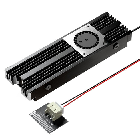 WAVLINK 880F Heatsink with SATA 15Pin Interface, M.2 Heatsink for 2280 NVMe PCIe/SATA SSD, Performance Cooler