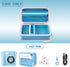 Case Compatible with ESOXOFFORE for Dylanto for Anchioo for WEEFUN for GKTZ for Amzelas for Mafiti Instant Print Camera for Kids, Film Camera Storage Holder Organizer bag (Box Only)- Blue