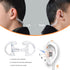 Replacement Earmold Earbud for Two Way Radio Air Acoustic Coil Tube Earpiece Headset, Clear, 2 Pairs