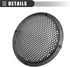 Motoforti Car Audio Speaker Cover, 6 Inch Mesh Subwoofer Grill Horn Guard Protector (Black, 4pcs)
