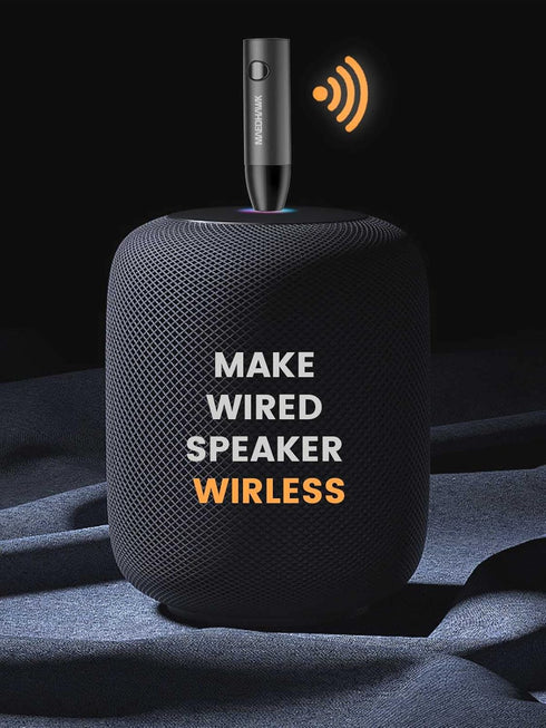 3.5mm Bluetooth Aux Adapter for Car - Maedhawk Stylish Bluetooth 5.0 Receiver with Noise Cancelling and Headphone Jack