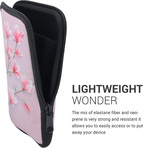 kwmobile 6" Neoprene e-Reader Pouch Size eReader - Universal eBook Sleeve Case with Zipper, Wrist Strap