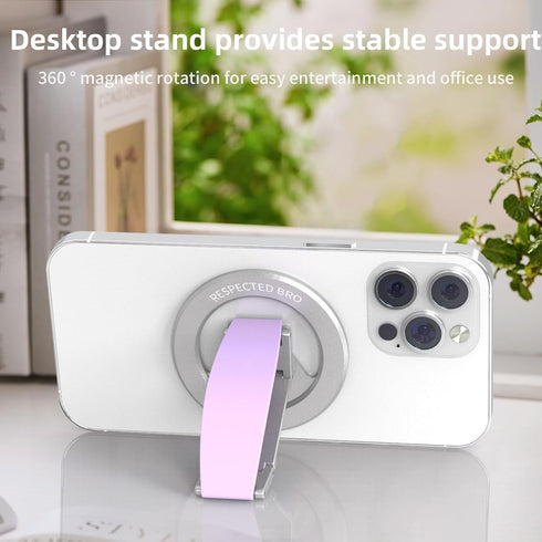 RESPECTED BRO 17/16/15/14/13/12, RESPECTED-BRO-Magnetic-Phone-Grip-Stand, Magnetic Phone Ring Holder Kickstand
