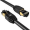 Cables Direct Online Cat8 Black 2FT SFTP Ethernet Patch Cable - 40Gbps 2000Mhz Connection, Shielded Copper RJ45