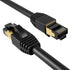 Cables Direct Online Cat8 Black 2FT SFTP Ethernet Patch Cable - 40Gbps 2000Mhz Connection, Shielded Copper RJ45