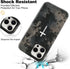 flewfun 15 Magnetic for iPhone Case Christian Cross Camo Phone Case, Shockproof Slim Soft TPU and Hard PC Protective
