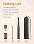 Victiv 84" 14 13 12 Phone Tripod Stand, Tall Flexible Cellphone Tripod for iPhone with Gooseneck Remote, Portable Phone
