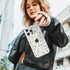 RALEAVO Clear Floral Case for iPhone 13 Pro - Slim, Shockproof, MagSafe Compatible, Cute Flower Branch Design for Women.