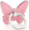 Cell Phone Ring Holder, Butterfly Finger Ring Grip Stand, 360° Rotation 180° Flip Universal Kickstand Compatible with