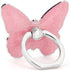 Cell Phone Ring Holder, Butterfly Finger Ring Grip Stand, 360° Rotation 180° Flip Universal Kickstand Compatible with