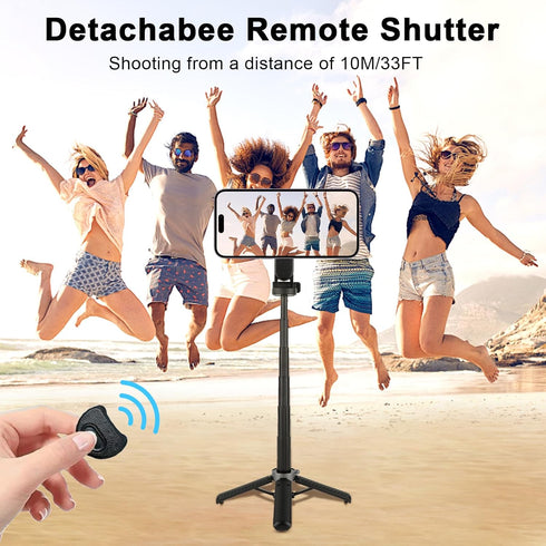 Keweis 360 4-in-1 Magnetic Selfie Stick with Remote, Rotation Phone Tripod, Multifunctional Magnetic Phone Selfie