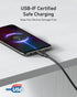 Anker Flow Cable, USB A to USB C Cable (6ft, 2Pack), Car Carplay Type C Charger for iPhone 15, Samsung Galaxy S23/S22,